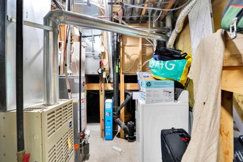 63 Martinbrook Road Ne, Calgary, AB - Indoor Photo Showing Basement