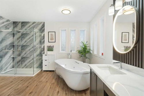 124 Cresthaven Place Sw, Calgary, AB - Indoor Photo Showing Bathroom