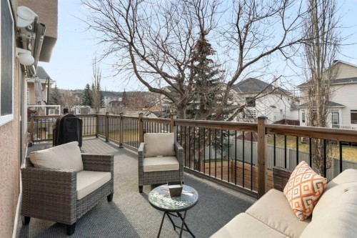 124 Cresthaven Place Sw, Calgary, AB - Outdoor With Deck Patio Veranda With Exterior