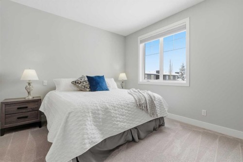 204-20 Silverado Crest Park Sw, Calgary, AB - Indoor Photo Showing Bedroom