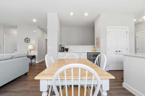 204-20 Silverado Crest Park Sw, Calgary, AB - Indoor Photo Showing Dining Room