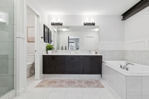 206 Riviera View, Cochrane, AB - Indoor Photo Showing Bathroom