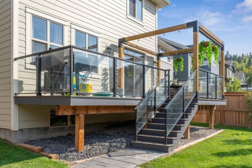 206 Riviera View, Cochrane, AB - Outdoor With Deck Patio Veranda