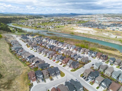 206 Riviera View, Cochrane, AB - Outdoor With Body Of Water With View