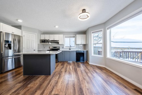 55 Mt Apex Green Se, Calgary, AB - Indoor Photo Showing Kitchen With Upgraded Kitchen