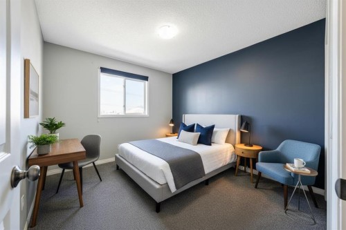 55 Mt Apex Green Se, Calgary, AB - Indoor Photo Showing Bedroom