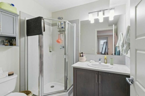 410-338 Seton Circle Se, Calgary, AB - Indoor Photo Showing Bathroom