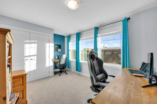 264 Boulder Creek Crescent Se, Langdon, AB - Indoor Photo Showing Office