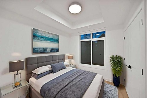 572 Seton Circle, Calgary, AB - Indoor Photo Showing Bedroom