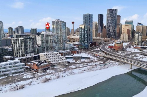 1505-519 Riverfront Avenue Se, Calgary, AB - Outdoor With View