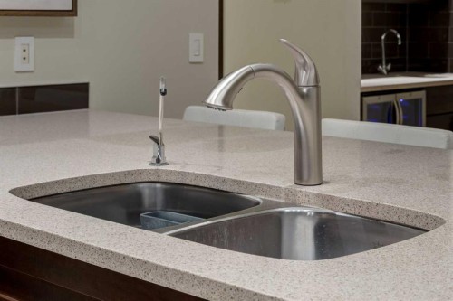 3004-211 13 Avenue Se, Calgary, AB - Indoor Photo Showing Kitchen With Double Sink