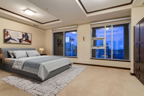 3004-211 13 Avenue Se, Calgary, AB - Indoor Photo Showing Bedroom