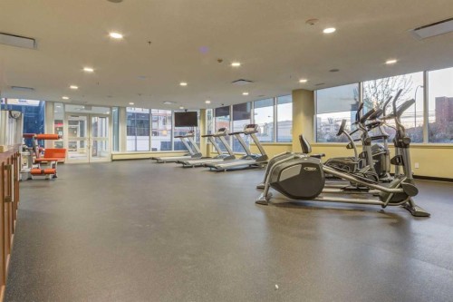 3004-211 13 Avenue Se, Calgary, AB - Indoor Photo Showing Gym Room