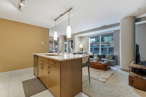 202-1320 1 Street Se, Calgary, AB - Indoor Photo Showing Kitchen