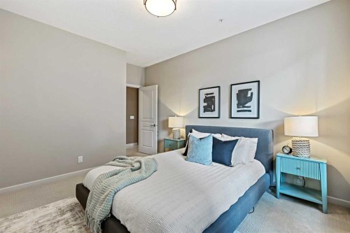 202-1320 1 Street Se, Calgary, AB - Indoor Photo Showing Bedroom