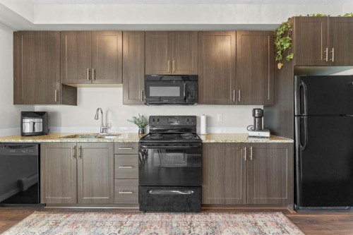 1403-99 Copperstone Park Se, Calgary, AB - Indoor Photo Showing Kitchen