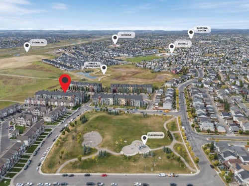 1403-99 Copperstone Park Se, Calgary, AB - Outdoor With View