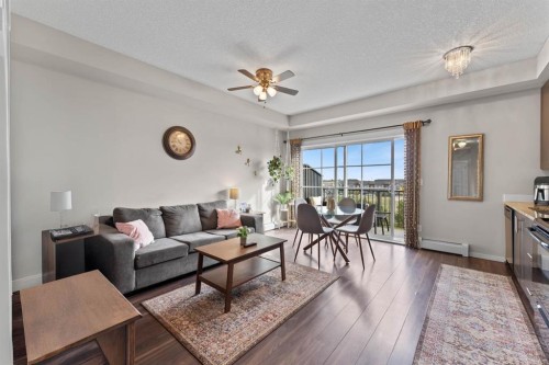 1403-99 Copperstone Park Se, Calgary, AB - Indoor Photo Showing Living Room
