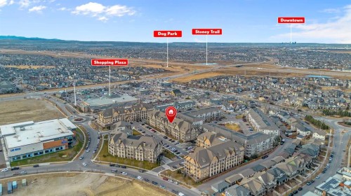 318-20 Mahogany Mews Se, Calgary, AB - Outdoor With View