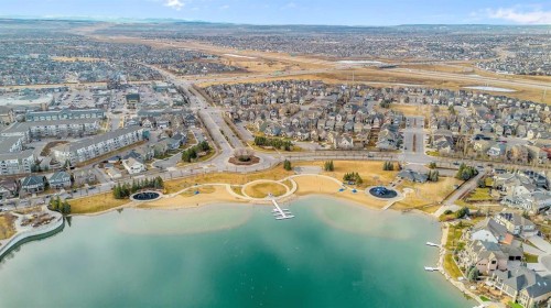 318-20 Mahogany Mews Se, Calgary, AB - Outdoor With Body Of Water With View