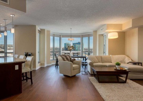 605-32 Varsity Estates Circle Nw, Calgary, AB - Indoor Photo Showing Living Room
