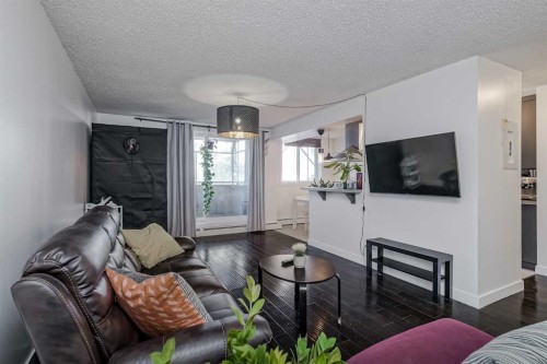 105-4455C Greenview Drive Ne, Calgary, AB - Indoor Photo Showing Living Room