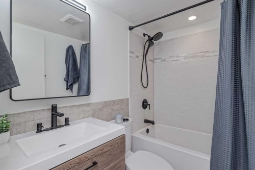 105-4455C Greenview Drive Ne, Calgary, AB - Indoor Photo Showing Bathroom