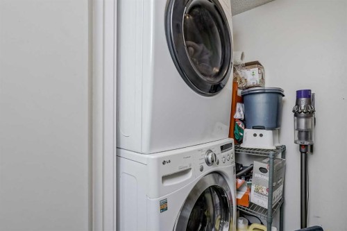 105-4455C Greenview Drive Ne, Calgary, AB - Indoor Photo Showing Laundry Room