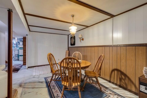 2015 Milne Drive Ne, Calgary, AB - Indoor Photo Showing Dining Room