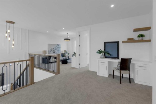 1432 Coopers Landing Sw, Airdrie, AB - Indoor Photo Showing Other Room