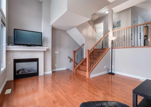 12 Royal Oak Lane Nw, Calgary, AB - Indoor With Fireplace