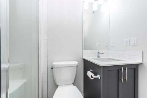 57 Corner Glen Row Ne, Calgary, AB - Indoor Photo Showing Bathroom