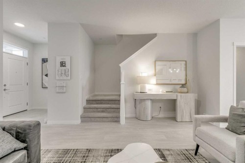 80 Lucas Common Nw, Calgary, AB - Indoor Photo Showing Living Room