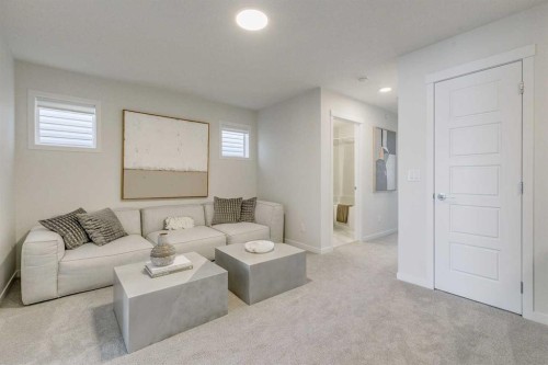 80 Lucas Common Nw, Calgary, AB - Indoor Photo Showing Living Room
