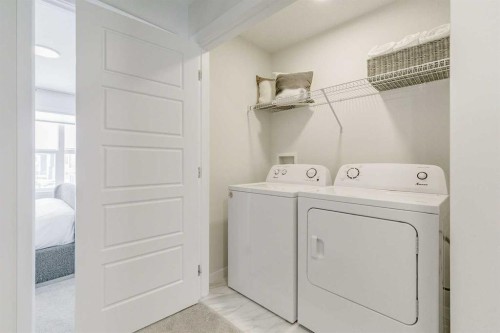 80 Lucas Common Nw, Calgary, AB - Indoor Photo Showing Laundry Room