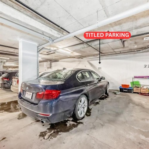 209-611 Edmonton Trail Ne, Calgary, AB - Indoor Photo Showing Garage