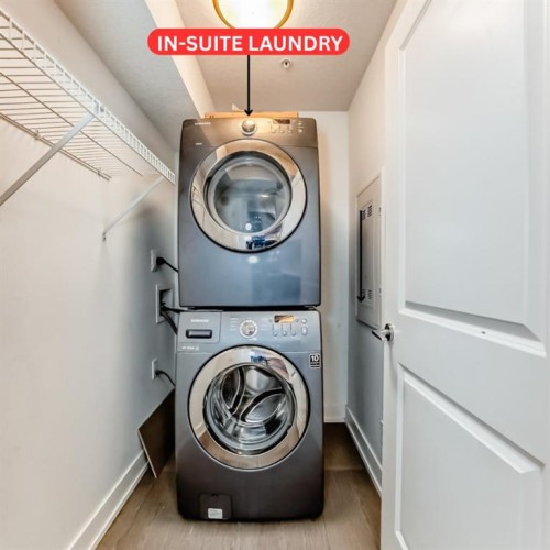 209-611 Edmonton Trail Ne, Calgary, AB - Indoor Photo Showing Laundry Room