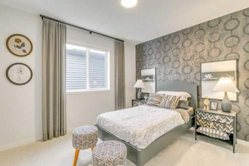 227 Lucas Common Nw, Calgary, AB - Indoor Photo Showing Bedroom