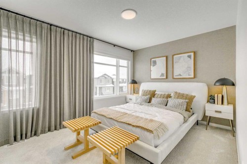 227 Lucas Common Nw, Calgary, AB - Indoor Photo Showing Bedroom