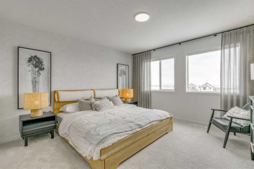 227 Lucas Common Nw, Calgary, AB - Indoor Photo Showing Bedroom