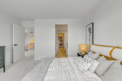 227 Lucas Common Nw, Calgary, AB - Indoor Photo Showing Bedroom