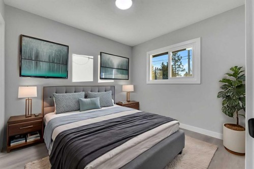 4515 Fordham Crescent Se, Calgary, AB - Indoor Photo Showing Bedroom