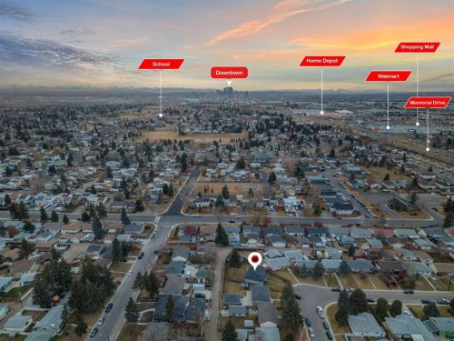 4515 Fordham Crescent Se, Calgary, AB - Outdoor With View