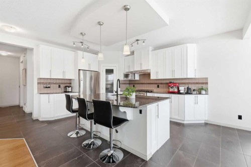 9 Sage Hill Landing Nw, Calgary, AB - Indoor Photo Showing Kitchen With Upgraded Kitchen