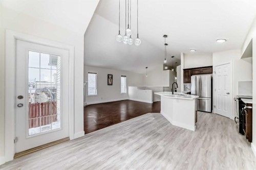 226 Saddlebrook Circle Ne, Calgary, AB - Indoor Photo Showing Kitchen With Upgraded Kitchen