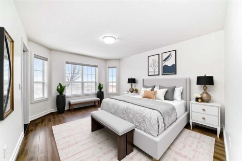 226 Saddlebrook Circle Ne, Calgary, AB - Indoor Photo Showing Bedroom