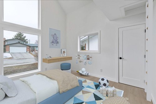 13016 Lake Twintree Road Se, Calgary, AB - Indoor Photo Showing Bedroom