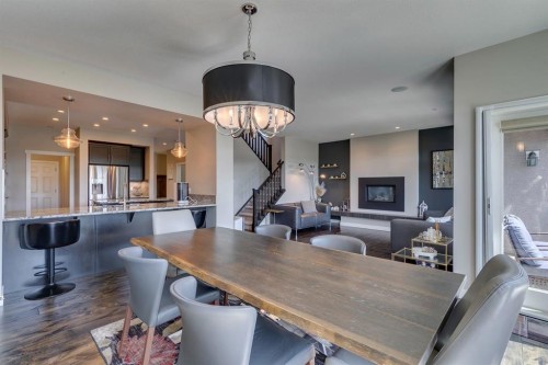 119 Marquis Crescent Se, Calgary, AB - Indoor Photo Showing Dining Room