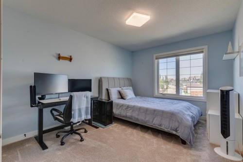 119 Marquis Crescent Se, Calgary, AB - Indoor Photo Showing Bedroom