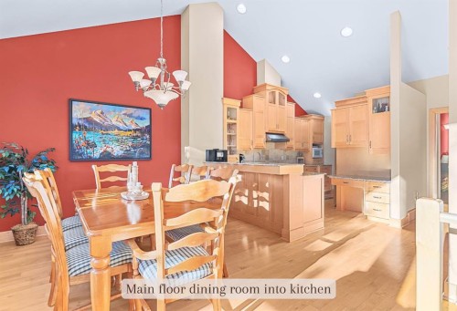 1-125 Stonecreek Road, Canmore, AB - Indoor Photo Showing Dining Room